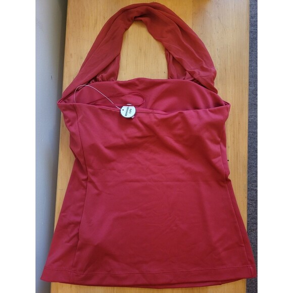 Atlanta Falcons All Sport Couture Red Halter Top Size XS - Picture 3 of 4